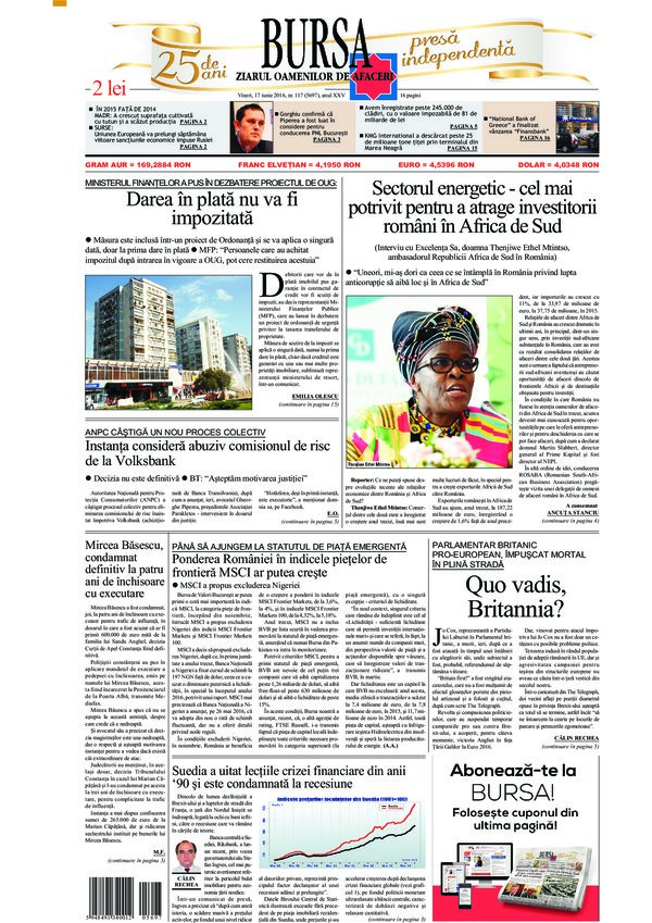 Ediţia din 30.04.2025