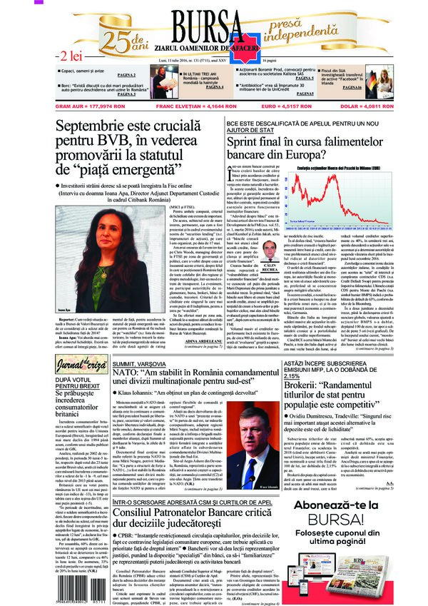 Ediţia din 01.05.2025