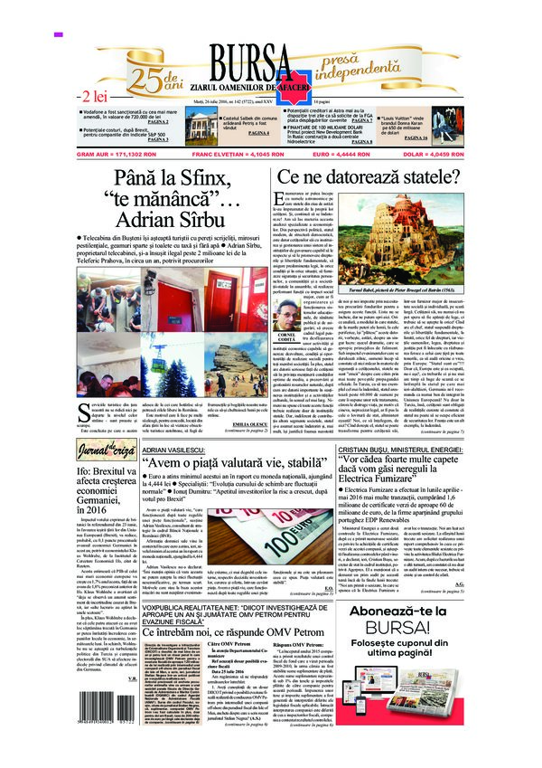 Ediţia din 24.07.2026