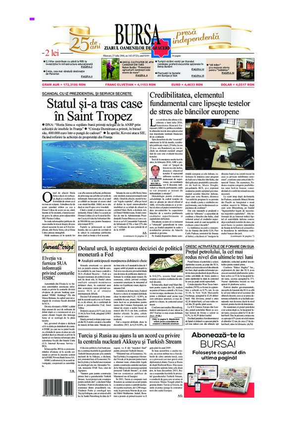 Ediţia din 01.05.2025