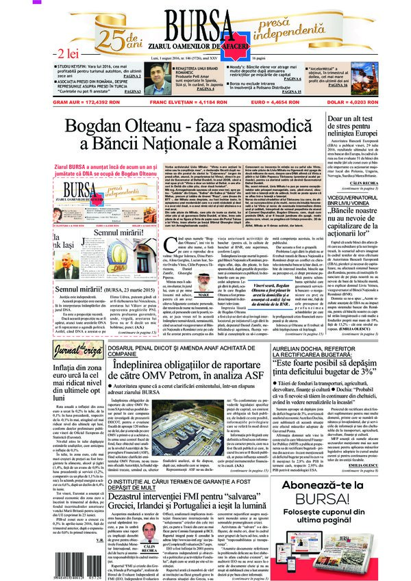 Ediţia din 01.05.2025