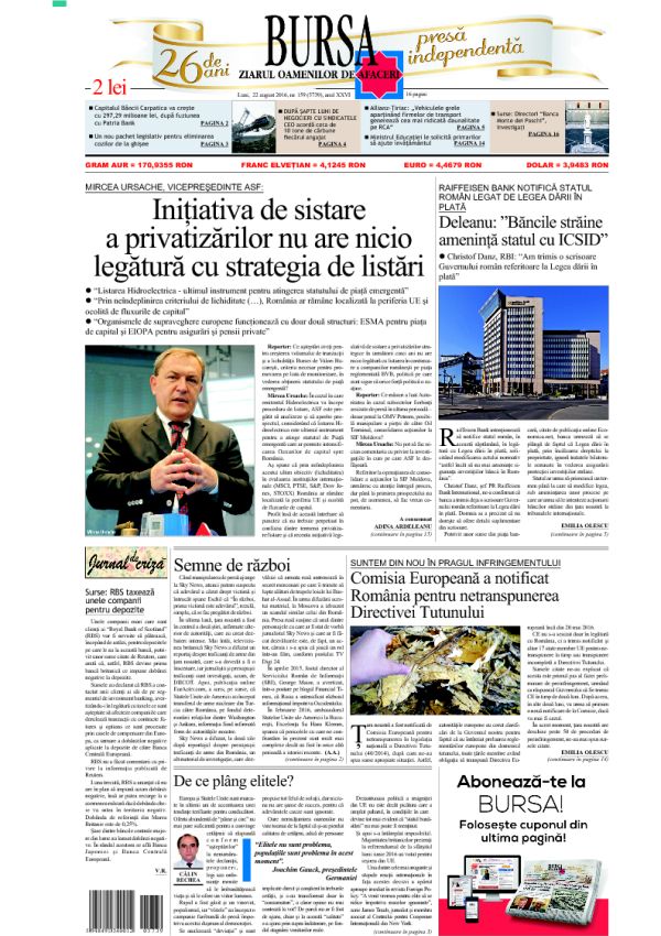 Ediţia din 23.07.2026