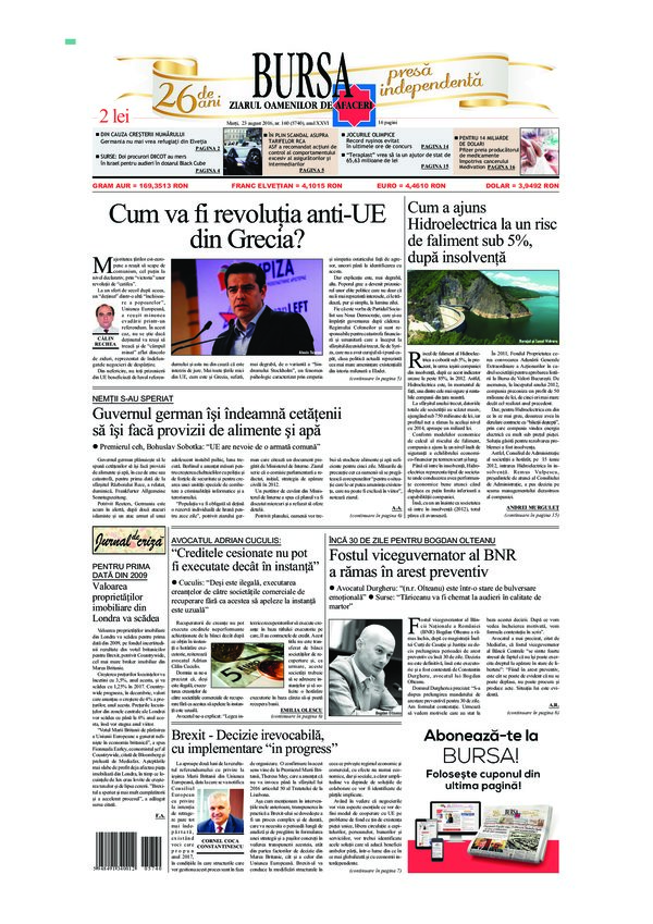 Ediţia din 21.07.2026