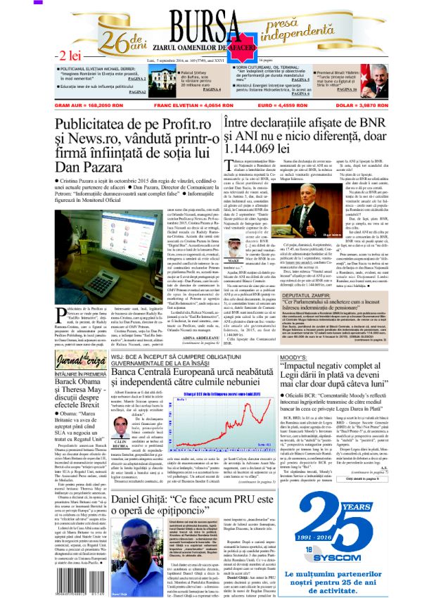 Ediţia din 01.05.2025