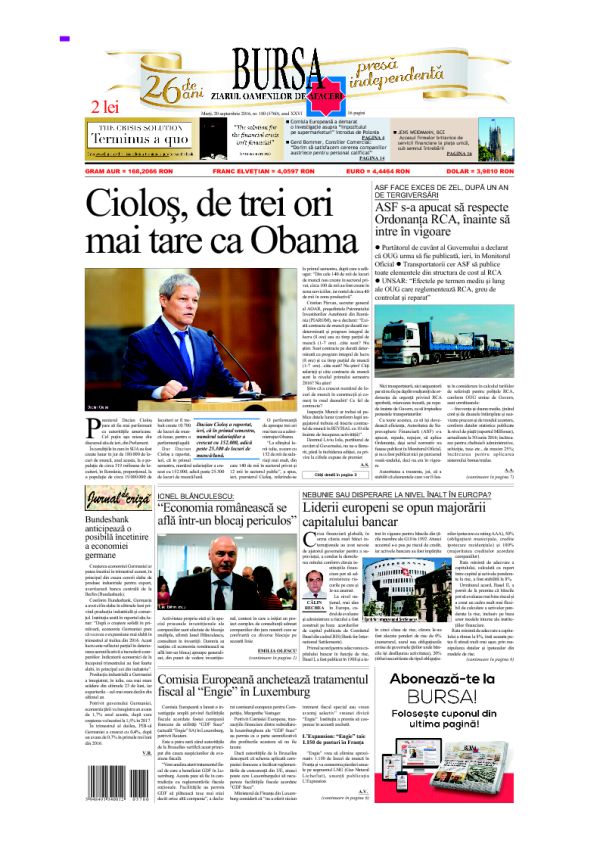 Ediţia din 16.07.2026