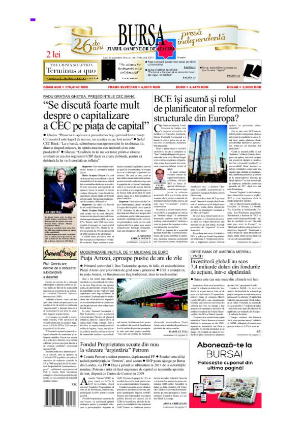 Ediţia din 16.07.2026