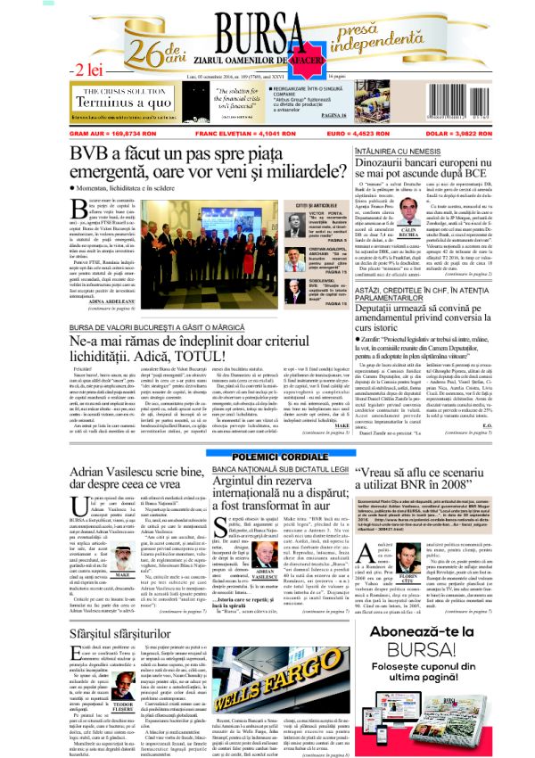 Ediţia din 01.05.2025