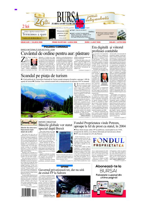 Ediţia din 01.05.2025