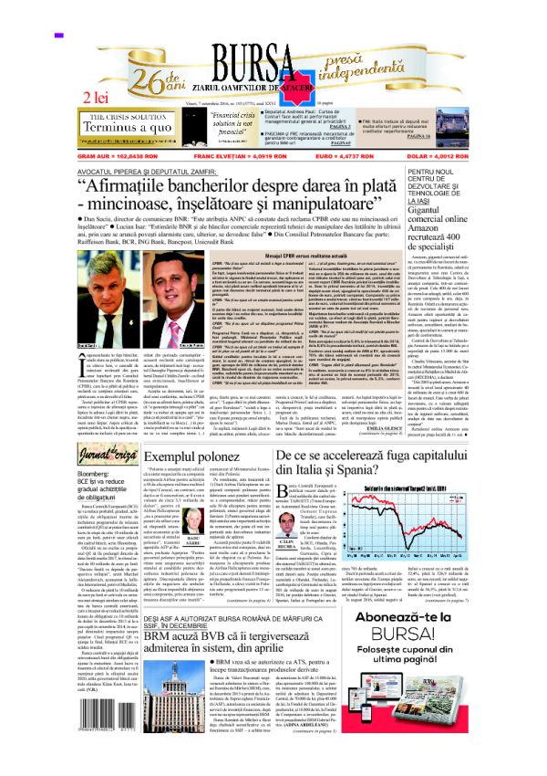 Ediţia din 07.10.2016