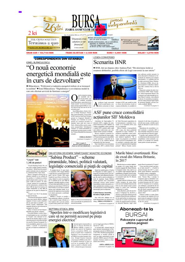 Ediţia din 01.05.2025