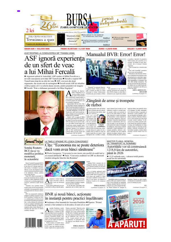 Ediţia din 01.05.2025