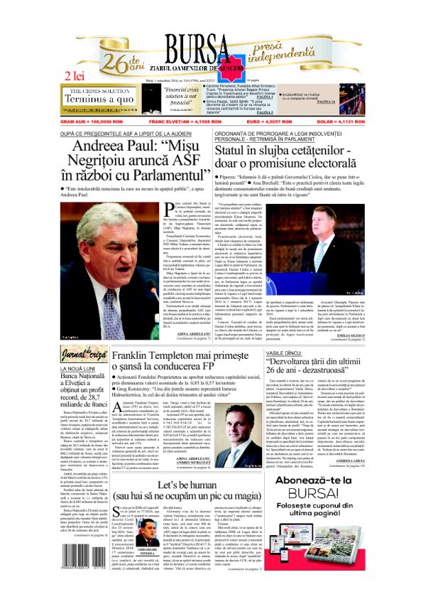 Ediţia din 30.04.2025