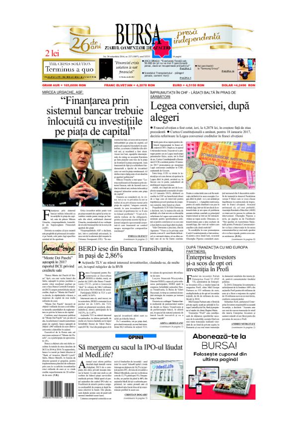 Ediţia din 30.04.2025