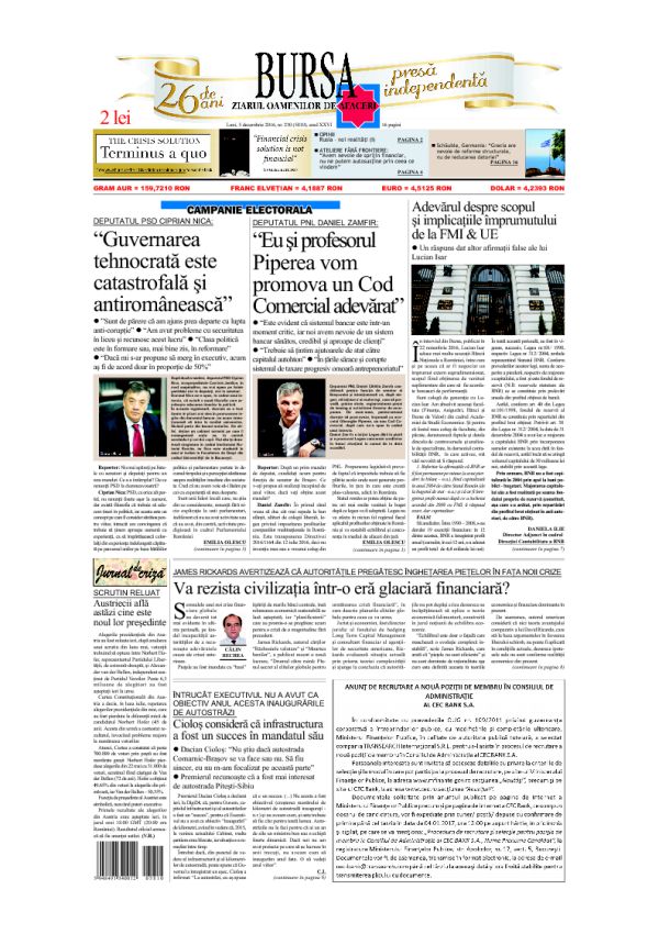 Ediţia din 01.05.2025