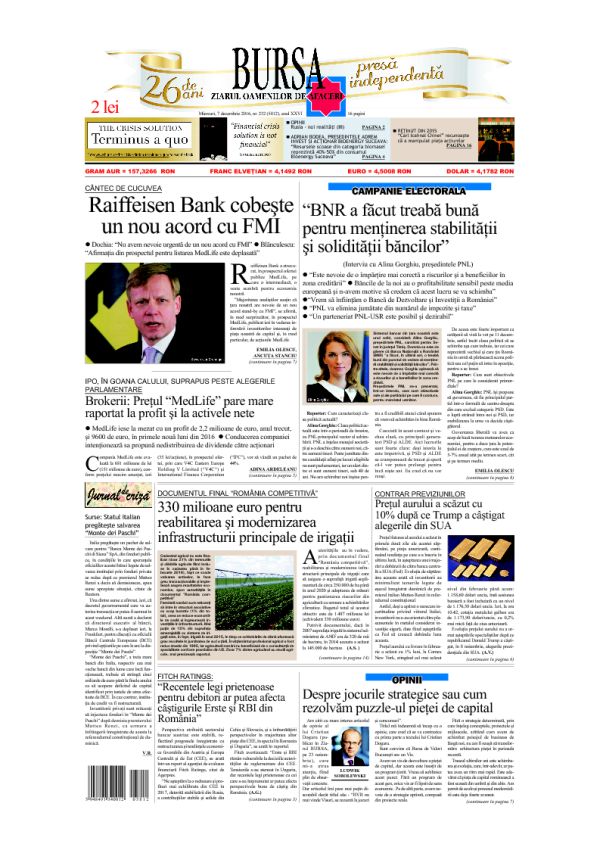 Ediţia din 07.12.2016