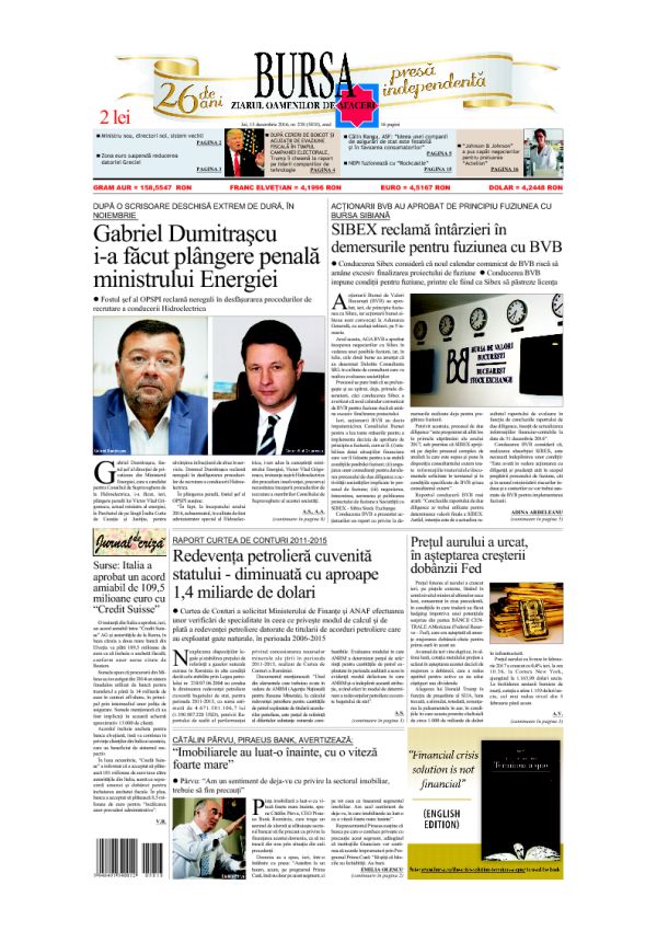 Ediţia din 01.05.2025