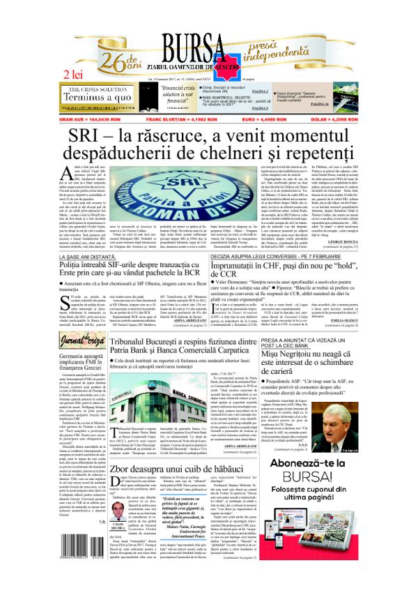 Ediţia din 19.01.2017