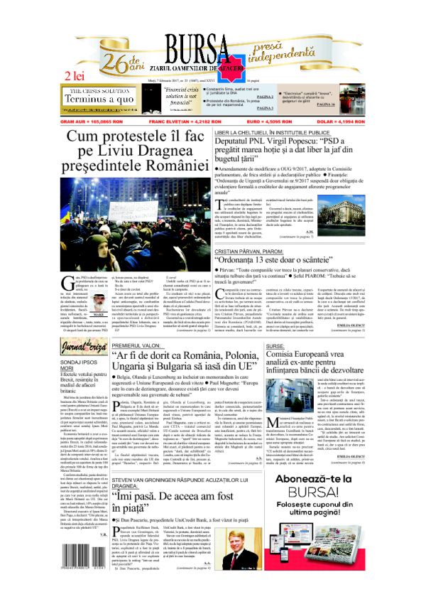 Ediţia din 01.05.2025