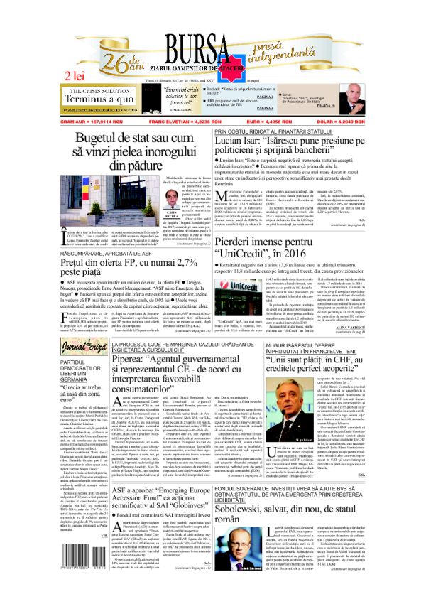 Ediţia din 10.02.2017