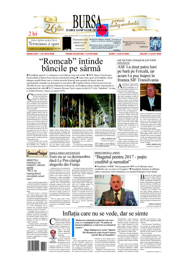 Ediţia din 01.05.2025