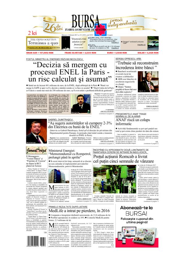 Ediţia din 15.02.2017