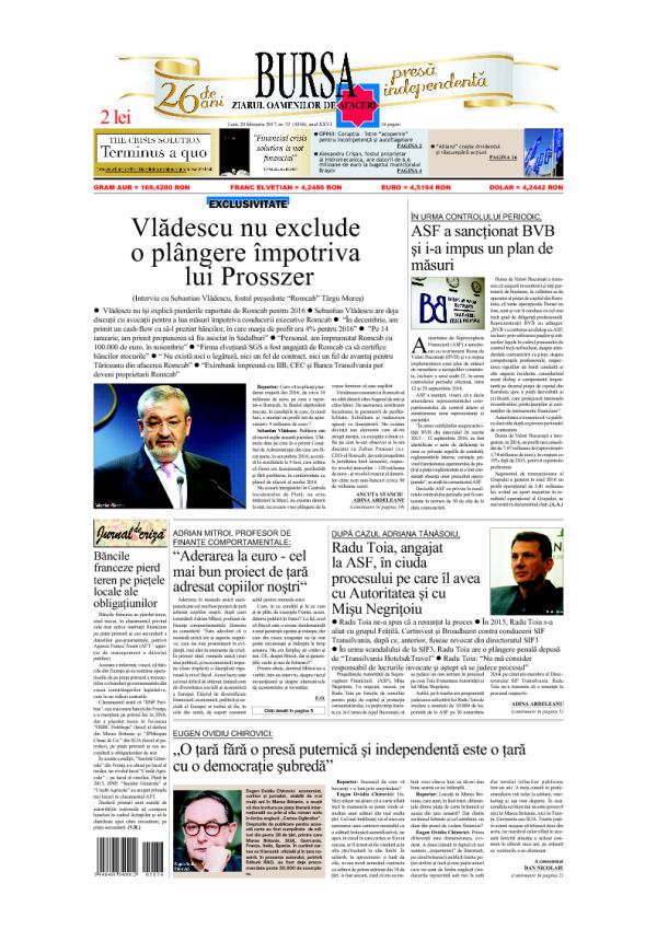 Ediţia din 01.05.2025