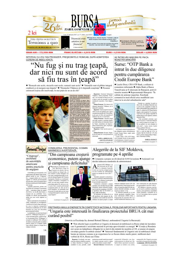 Ediţia din 30.04.2025