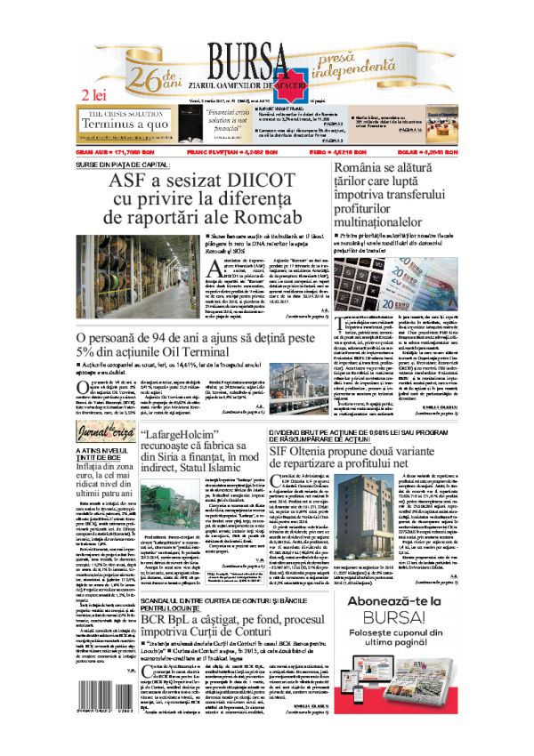 Ediţia din 01.05.2025