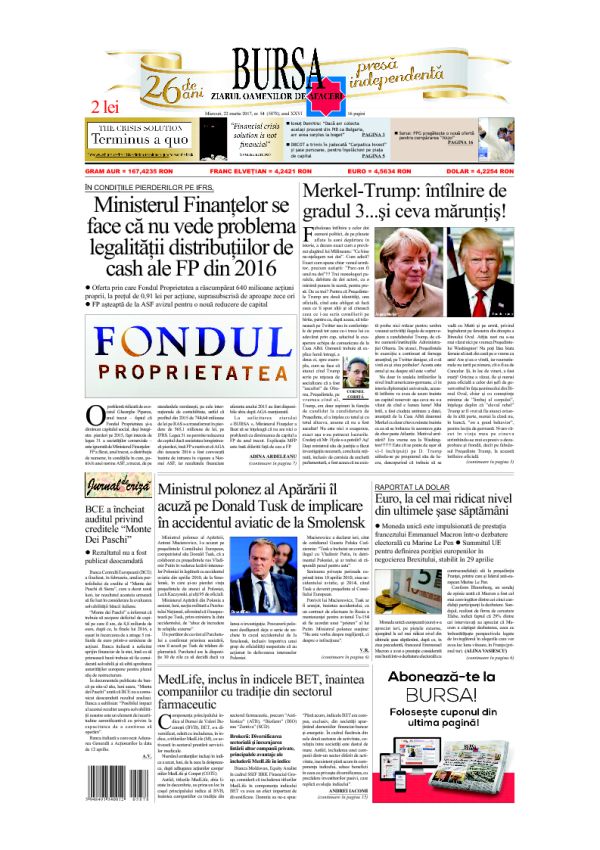 Ediţia din 01.05.2025