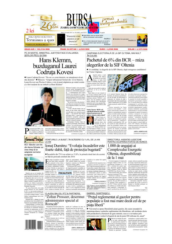 Ediţia din 01.05.2025
