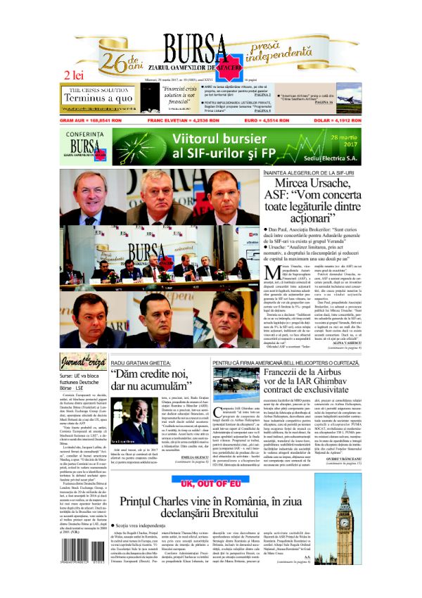Ediţia din 01.05.2025