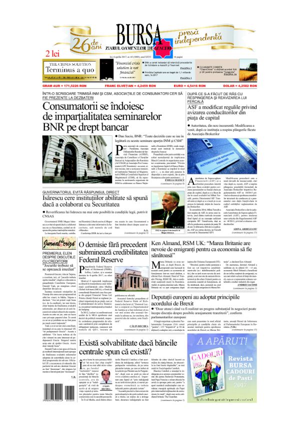 Ediţia din 30.04.2025