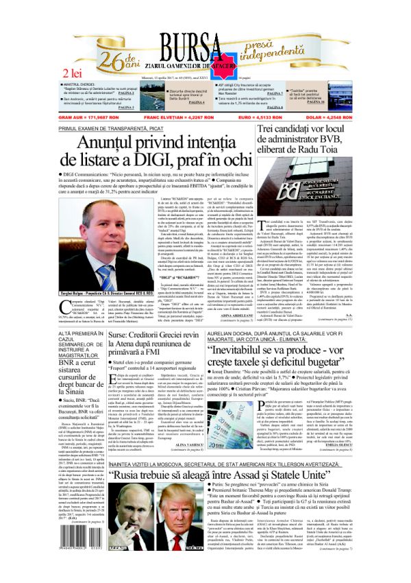 Ediţia din 01.05.2025