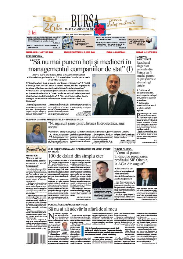 Ediţia din 01.05.2025