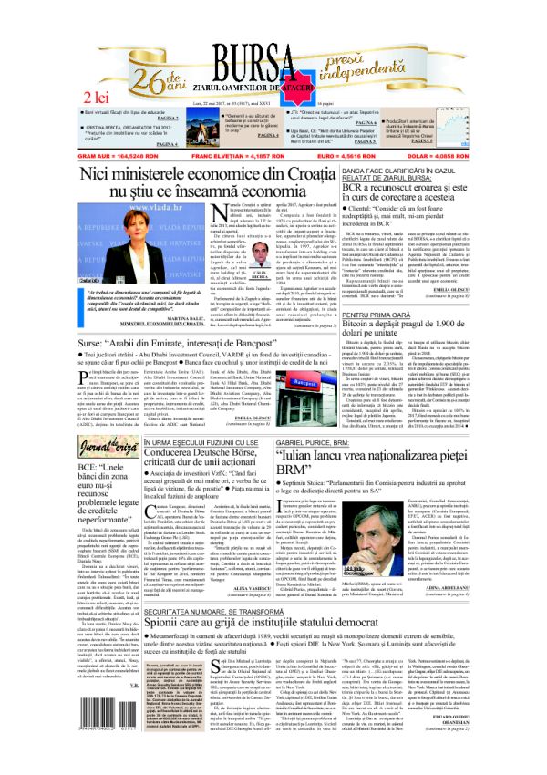 Ediţia din 22.05.2017