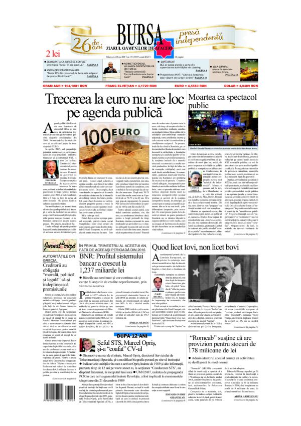 Ediţia din 24.05.2017