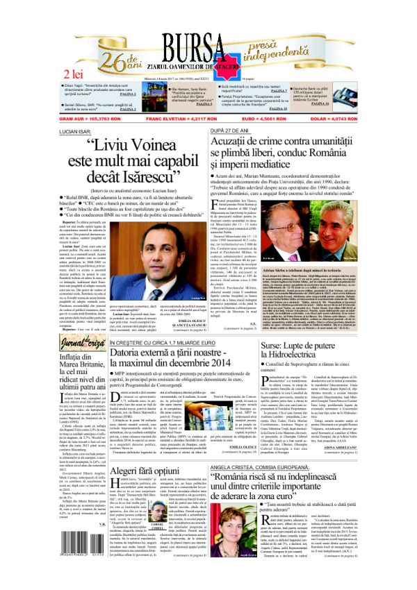 Ediţia din 01.05.2025