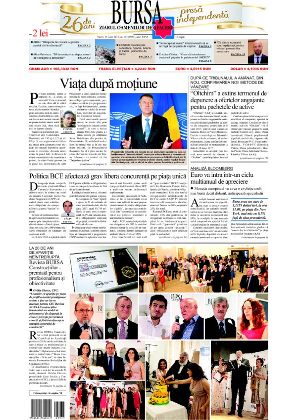 Ediţia din 23.06.2017