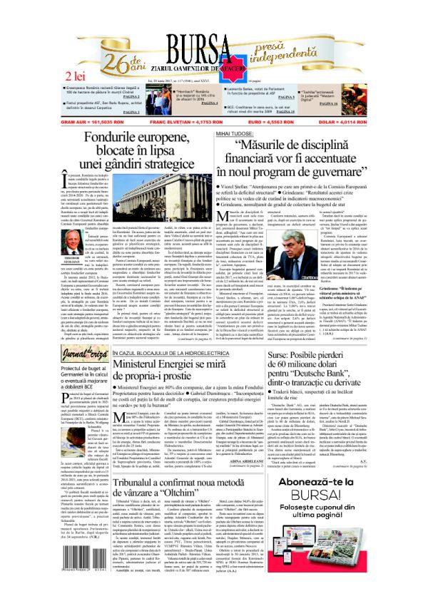 Ediţia din 01.05.2025