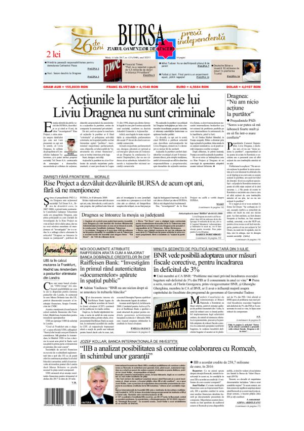 Ediţia din 29.07.2026