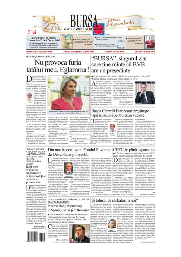 Ediţia din 29.11.2017