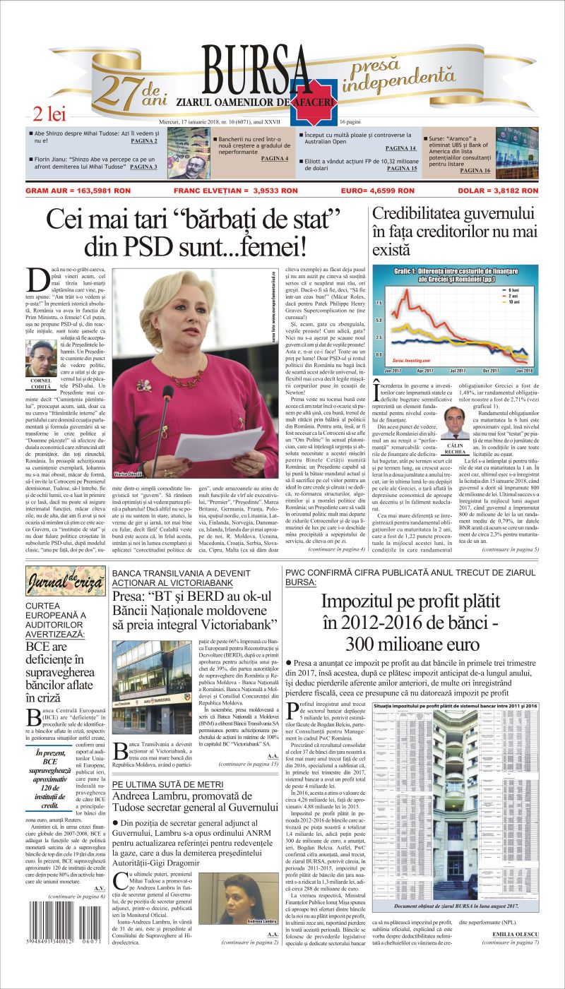 Ediţia din 17.01.2018