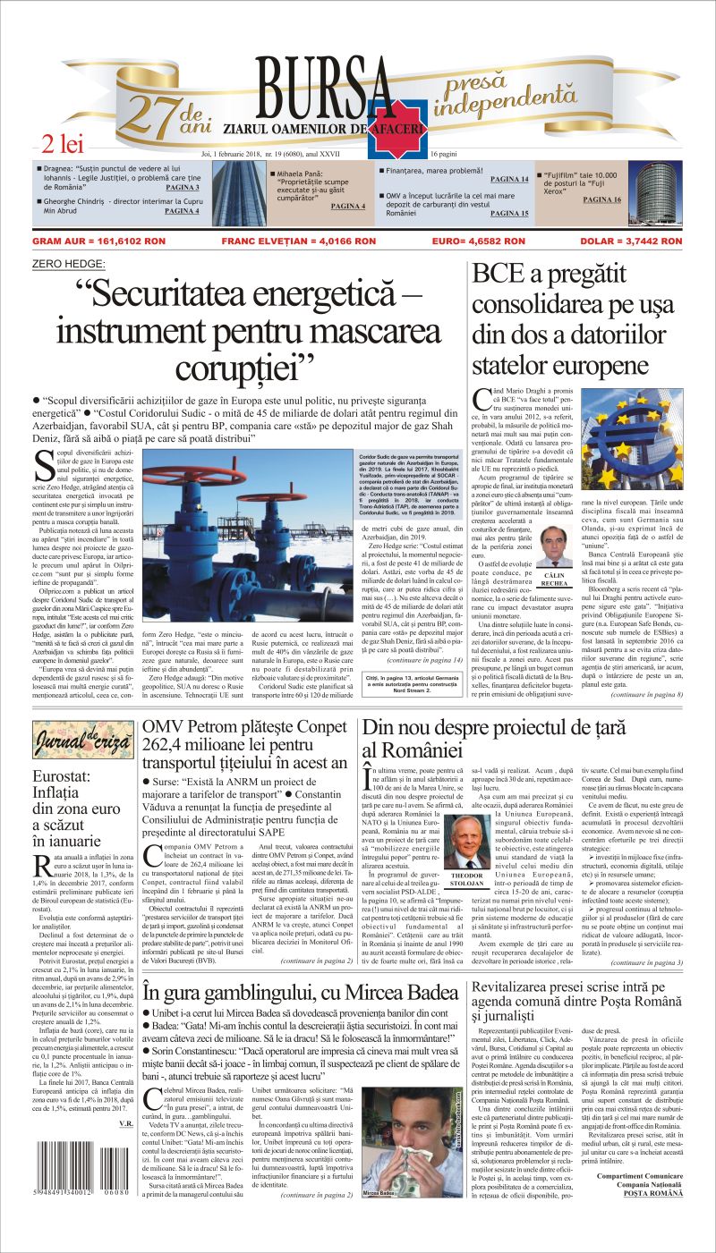 Ediţia din 01.05.2025