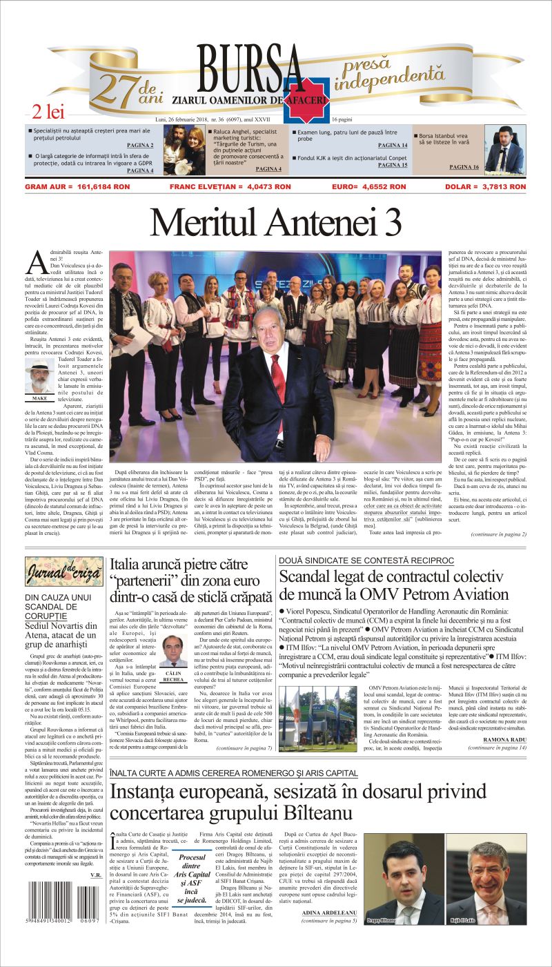 Ediţia din 01.05.2025