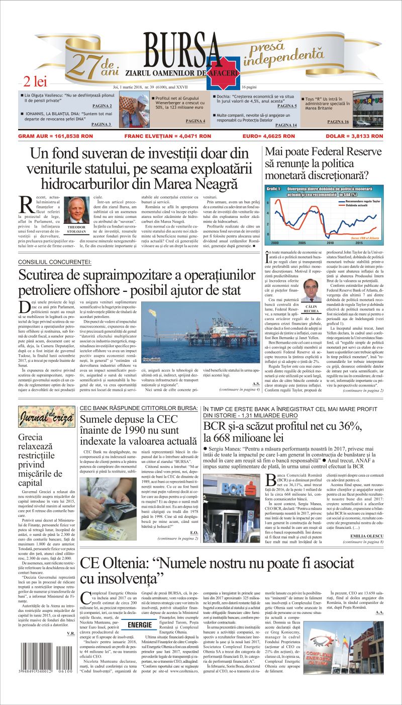 Ediţia din 01.05.2025