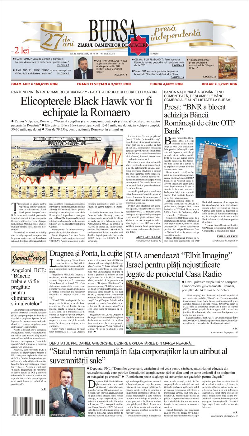 Ediţia din 01.05.2025