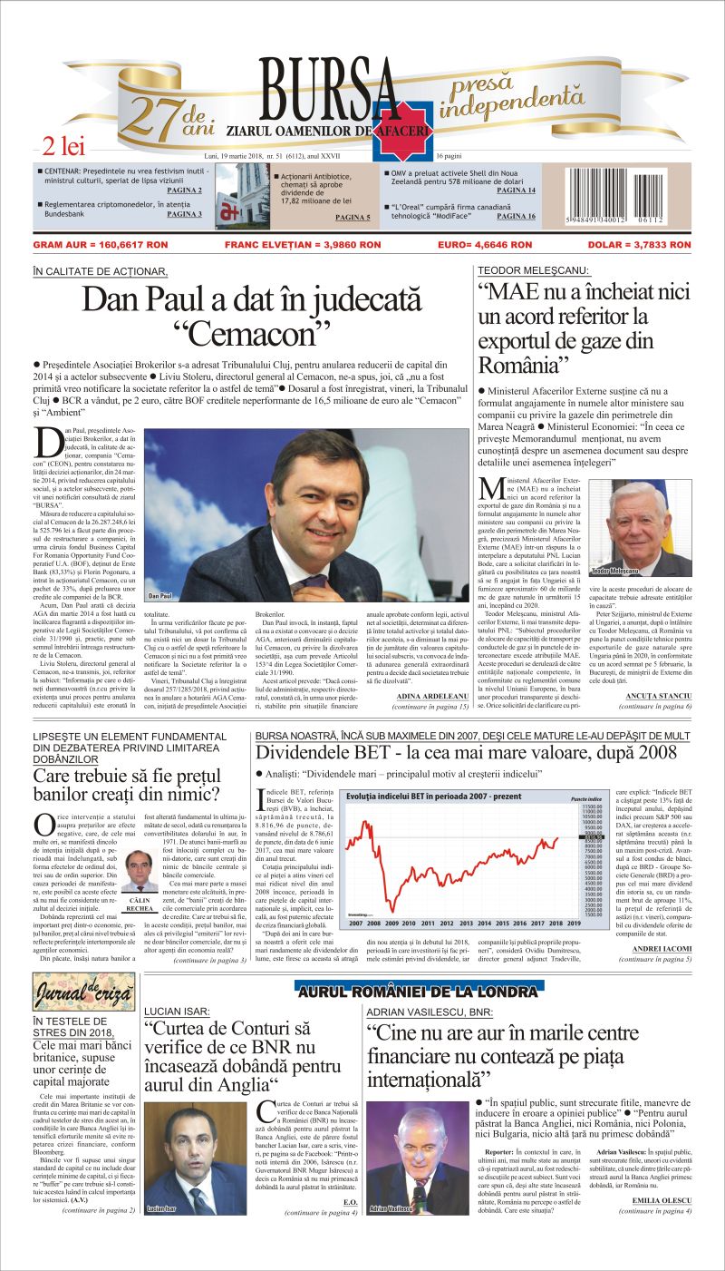 Ediţia din 01.05.2025