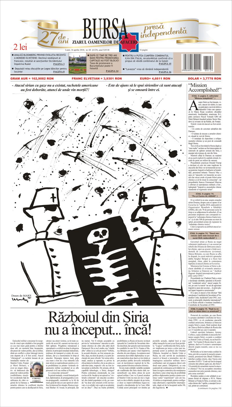 Ediţia din 16.04.2018
