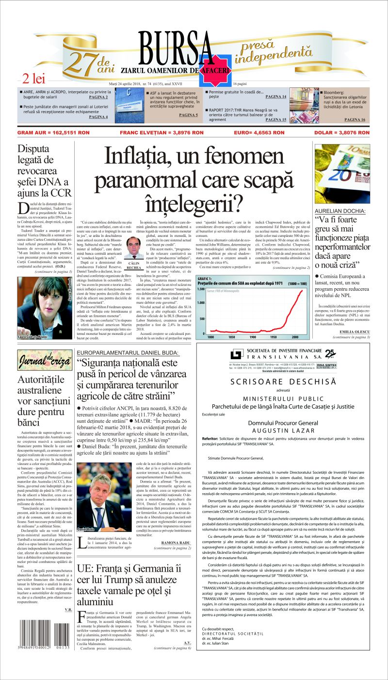 Ediţia din 01.05.2025