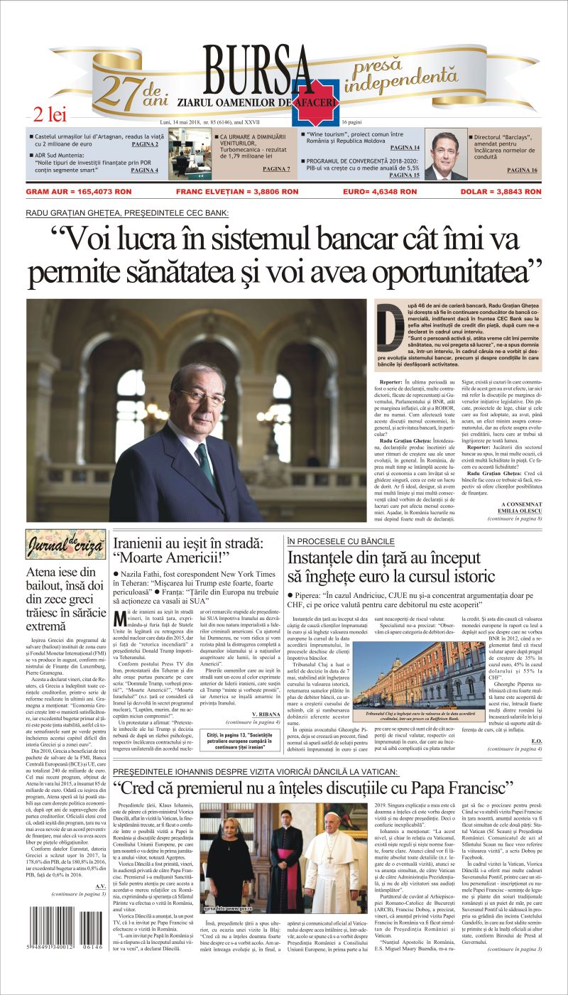 Ediţia din 01.05.2025